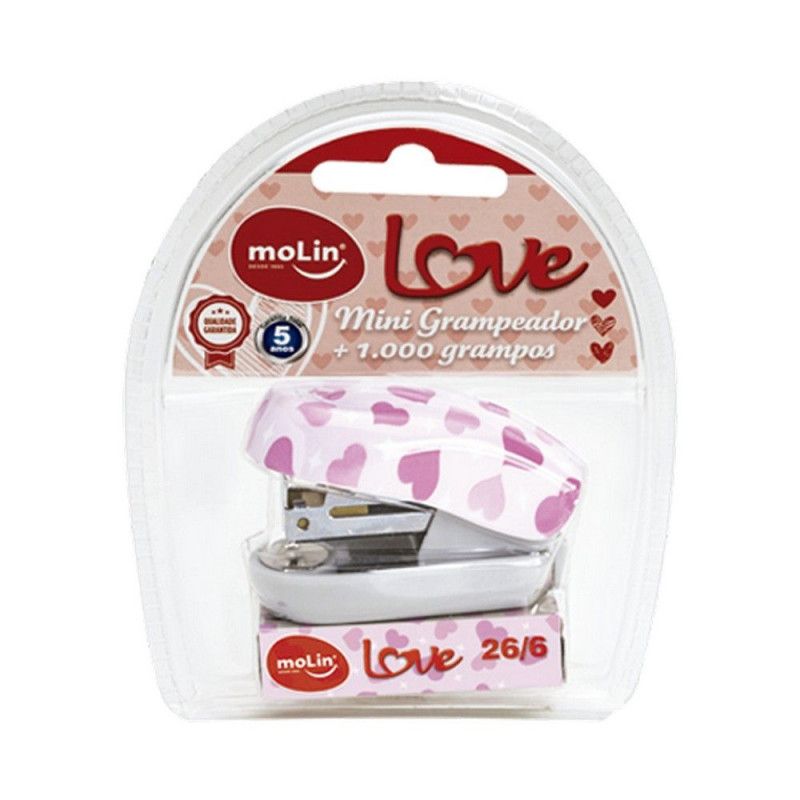 GRAMPEADOR PLASTICO MINI LOVE 10FL+1000 GRAMPOS MOLIN - REF. 17547 - 1 UNIDADE