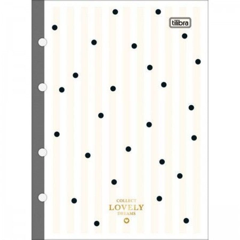 BLOCO PARA FICHARIO 1/4 96 FOLHAS WEST VILLAGE - REF. 31018 - CAIXA COM 4 UNIDADES