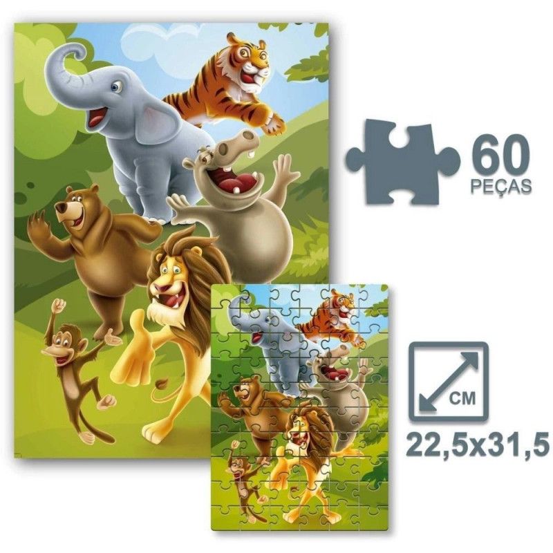QUEBRA CABECA FRIENDS 60 PECAS PAIS E FILHOS - REF. 2971 - 1 UNIDADE