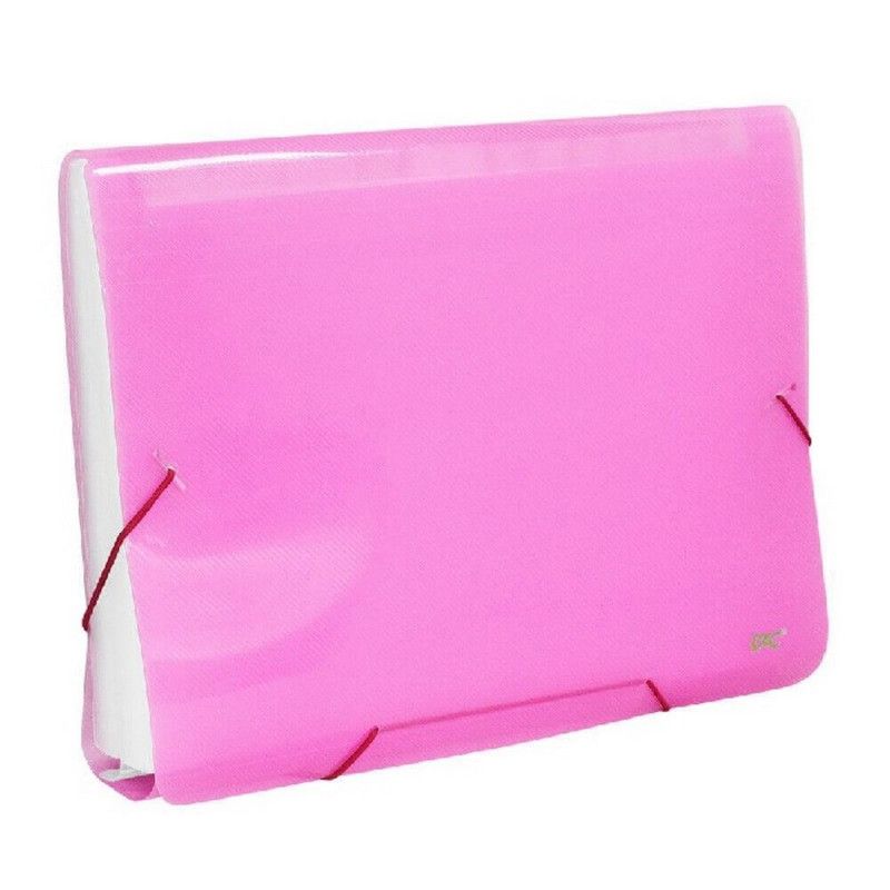PASTA SANFONADA A4 31 DIVISORIAS ROSA 6018 DAC - REF. 6018RS - 1 UNIDADE