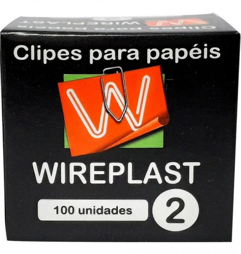 CLIPES 2 COM 100 UNIDADES WIREPLAST - 1 UNIDADE