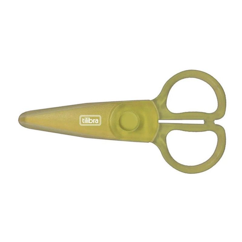TESOURA ESCOLAR 13CM PLASTICA SEM LAMINA  - REF. T403 - CAIXA COM 24 UNIDADES