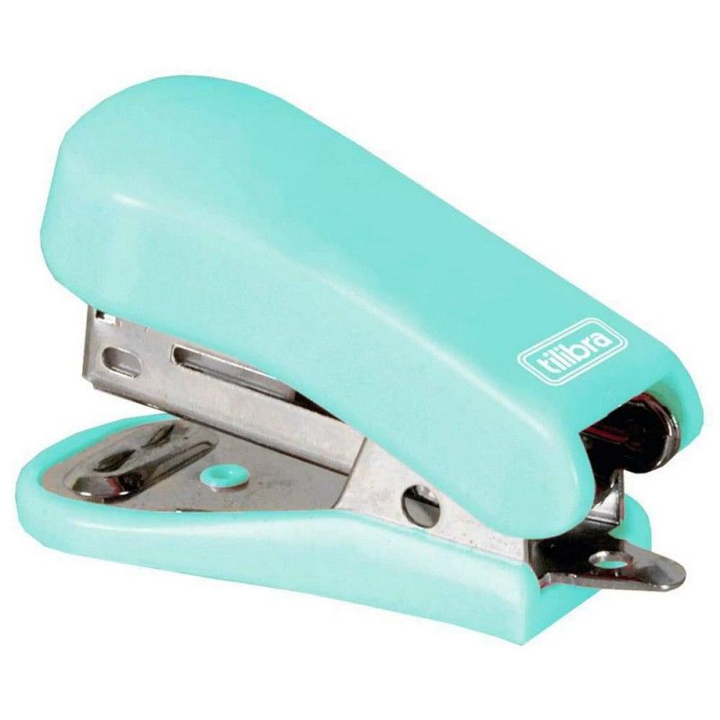 GRAMPEADOR PLASTICO MINI 12 FOLHAS AQUA - REF. G101 - 1 UNIDADE