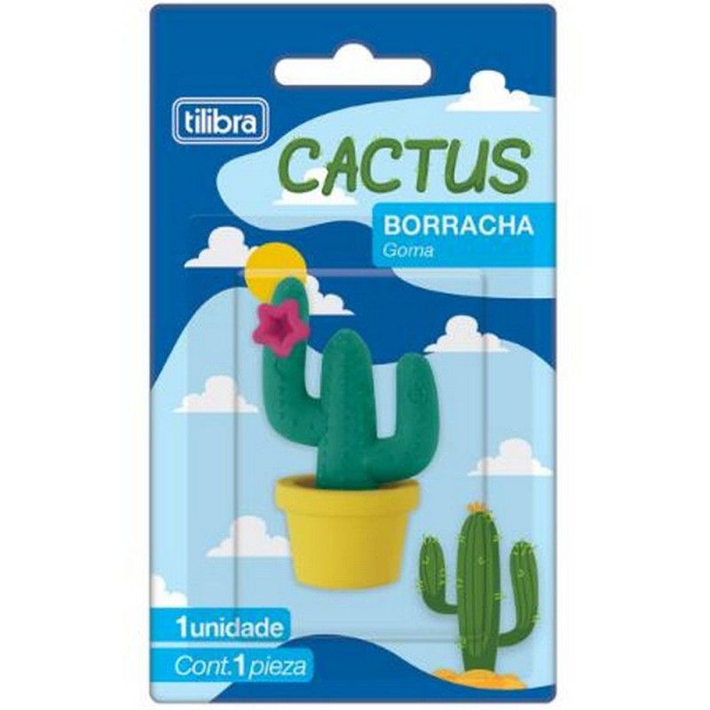 BORRACHA CACTUS TILIBRA - REF. 31484 - CAIXA COM 12 UNIDADES