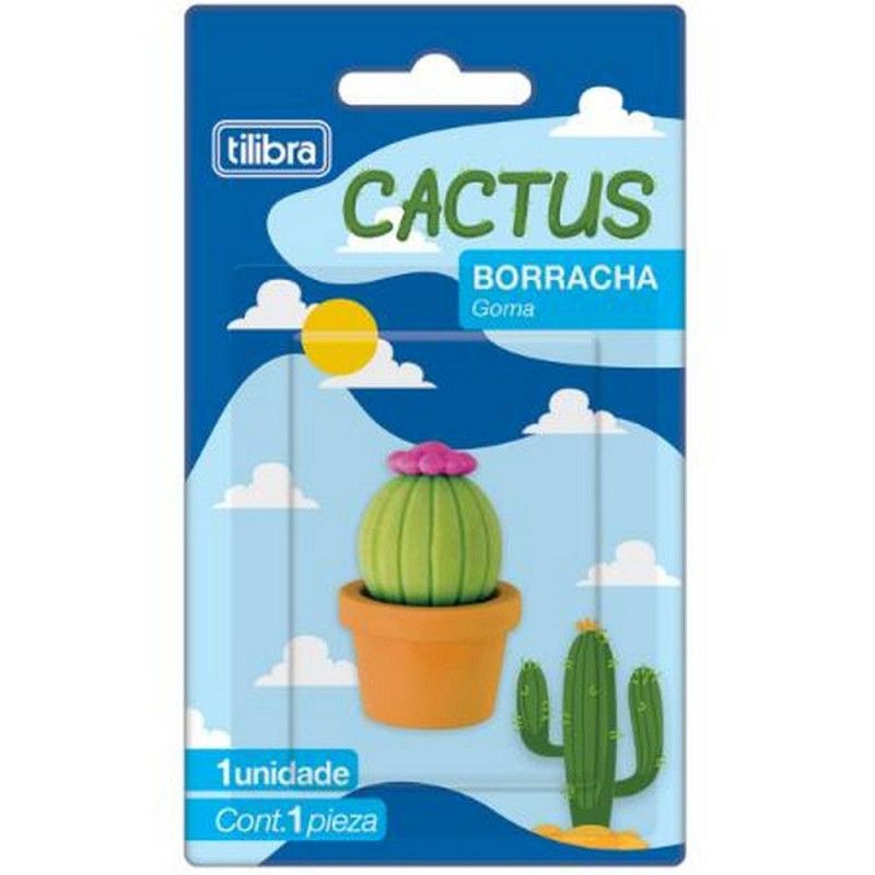 BORRACHA CACTUS TILIBRA - REF. 31484 - CAIXA COM 12 UNIDADES