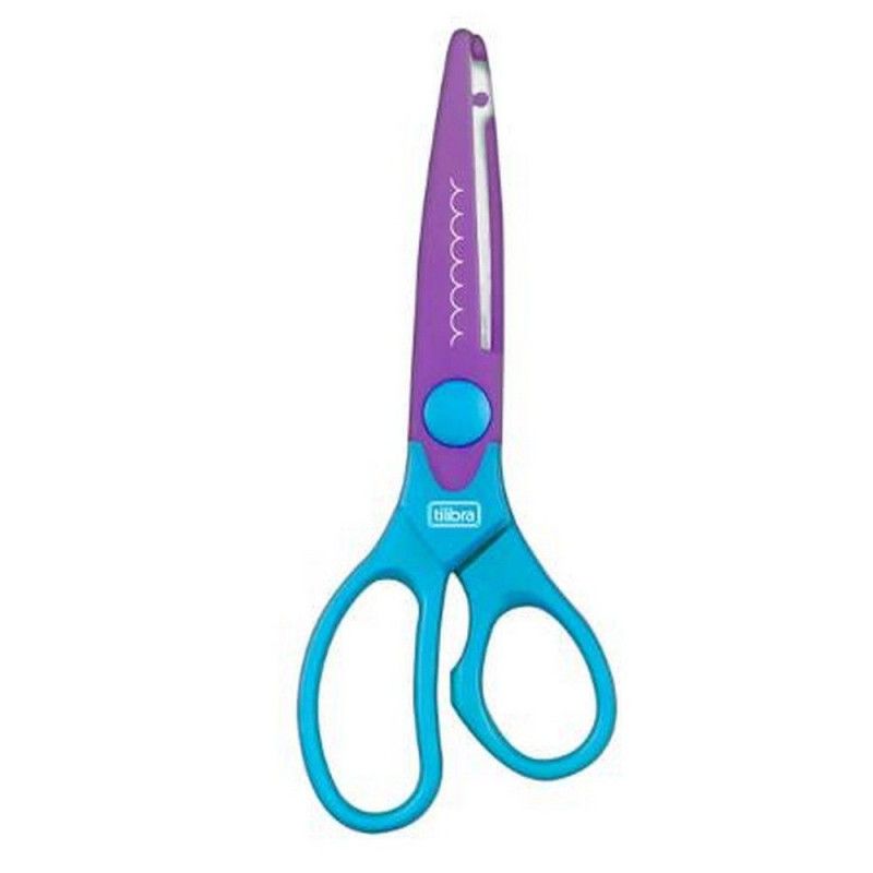 TESOURA 16,5CM PICOTAR DECORATIVA TILIBRA - REF. 29751 - 1 UNIDADE