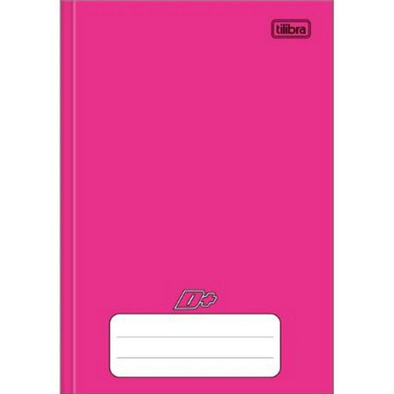 CADERNO BROCHURA 1/4 CAPA DURA 48 FOLHAS MAIS ROSA TILIBRA - REF. 31740 - PACOTE COM 15 UNIDADES