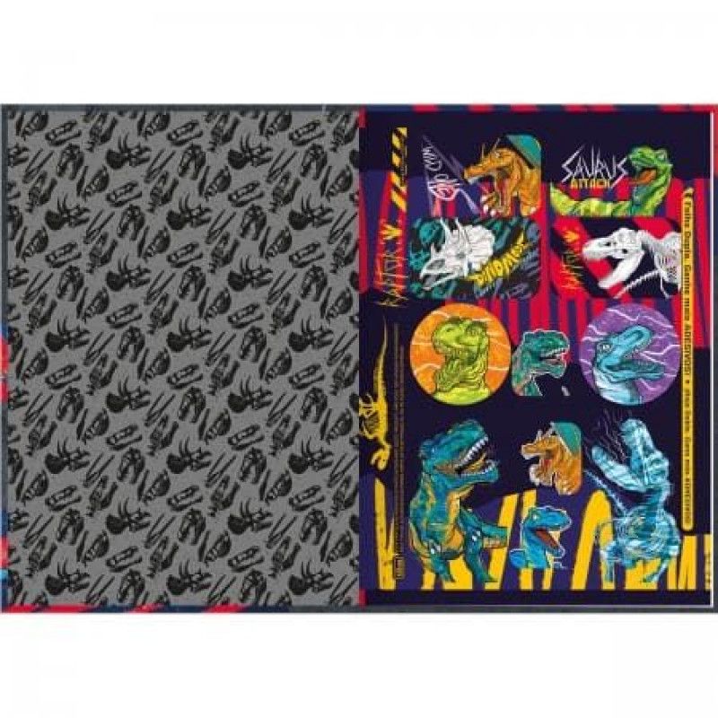 CADERNO BROCHURAO CAPA DURA 80 FOLHAS RAPTOR TILIBRA - REF. 30954 - PACOTE COM 5 UNIDADES