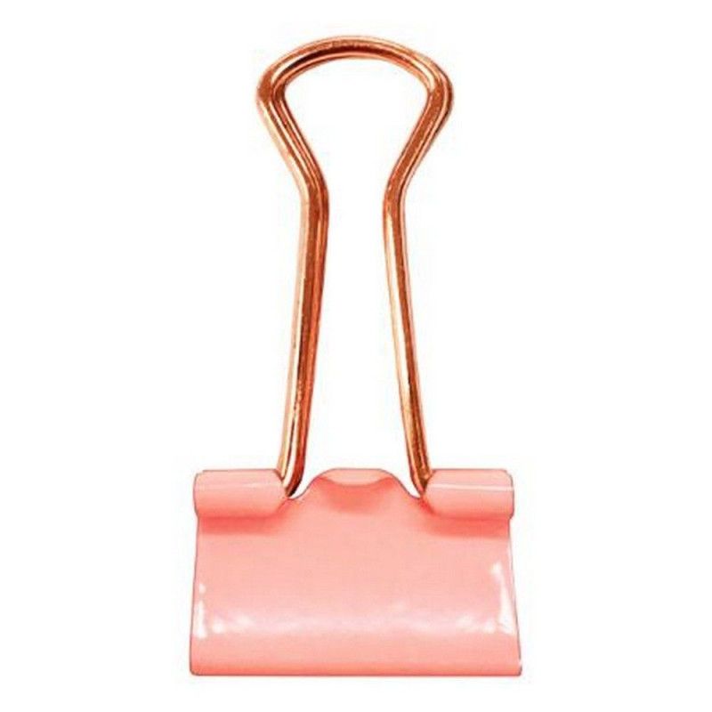 PRENDEDOR DE PAPEL 19MM ROSA PASTEL TILIBRA - REF. 31578 - CAIXA COM 12 UNIDADES