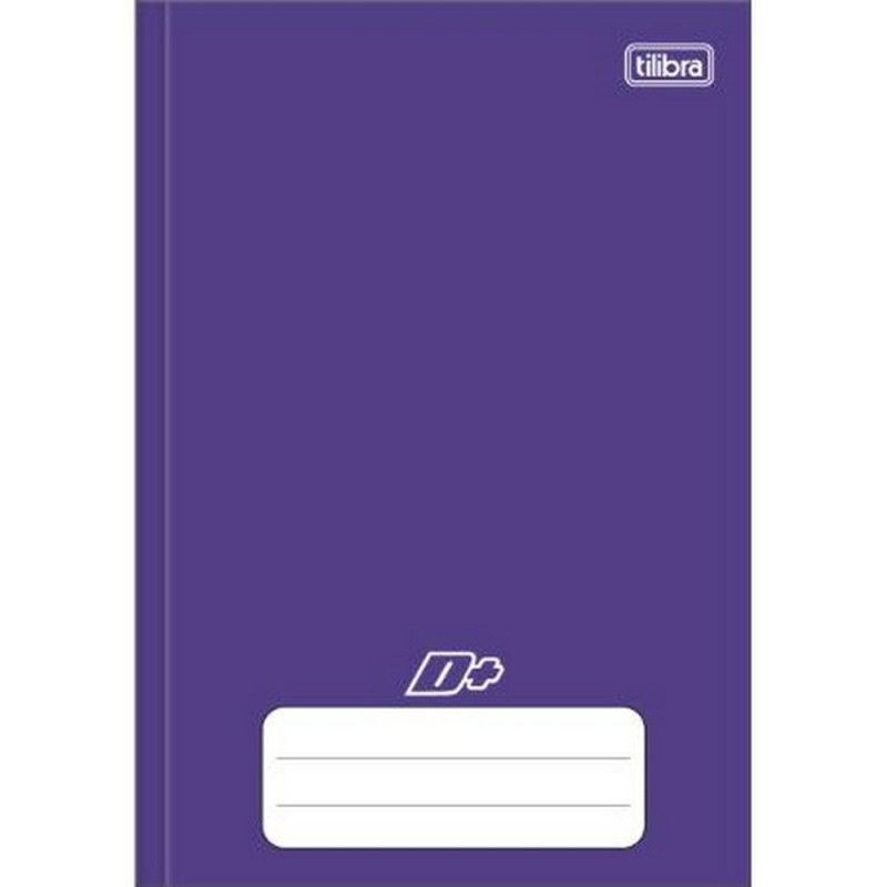 CADERNO BROCHURA 1/4 CAPA DURA 96 FOLHAS MAIS ROXO TILIBRA - REF. 31743 - PACOTE COM 10 UNIDADES
