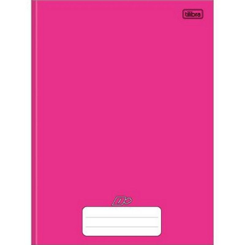 CADERNO BROCHURAO CAPA DURA 48 FOLHAS MAIS ROSA TILIBRA - REF. 31734 - PACOTE COM 10 UNIDADES