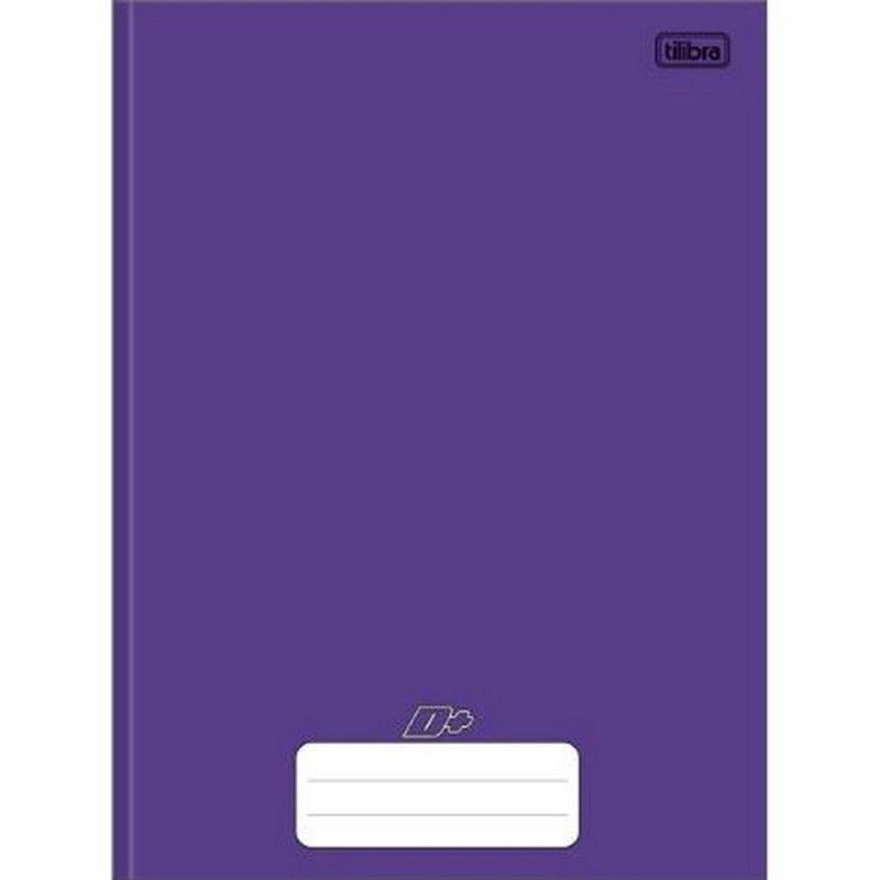 CADERNO BROCHURAO CAPA DURA 48 FOLHAS MAIS ROXO TILIBRA - REF. 31736 - PACOTE COM 10 UNIDADES