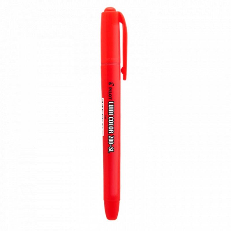 PINCEL MARCA TEXTO LUMI COLOR VERMELHO - CAIXA COM 12 UNIDADES