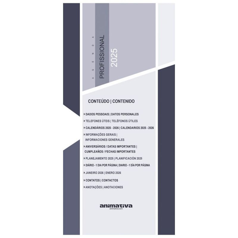 AGENDA COSTURADA PROFISSIONAL COMERCIAL SAO DOMINGOS - REF. 120007 - 1 UNIDADE
