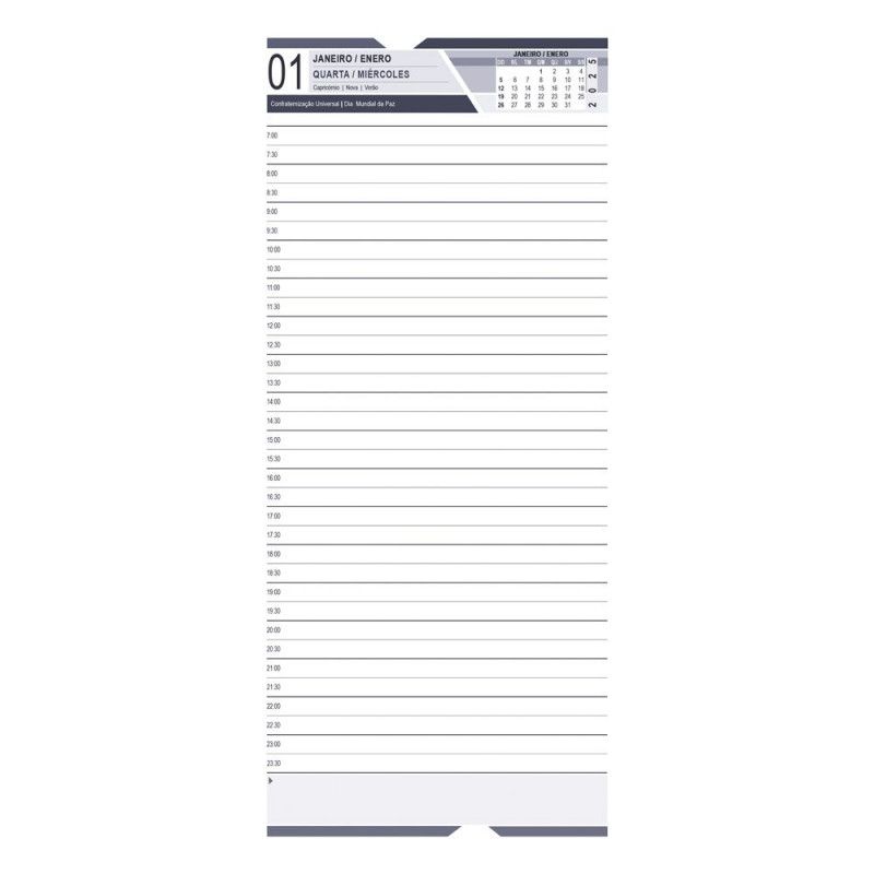 AGENDA COSTURADA PROFISSIONAL COMERCIAL SAO DOMINGOS - REF. 120007 - 1 UNIDADE