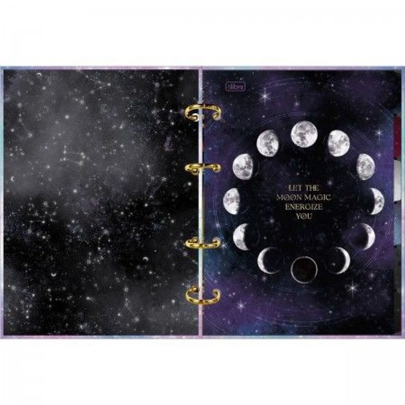 CADERNO ARGOLADO 160 FOLHAS COLEGIAL MAGIC TILIBRA - REF. 31340 - 1 UNIDADE