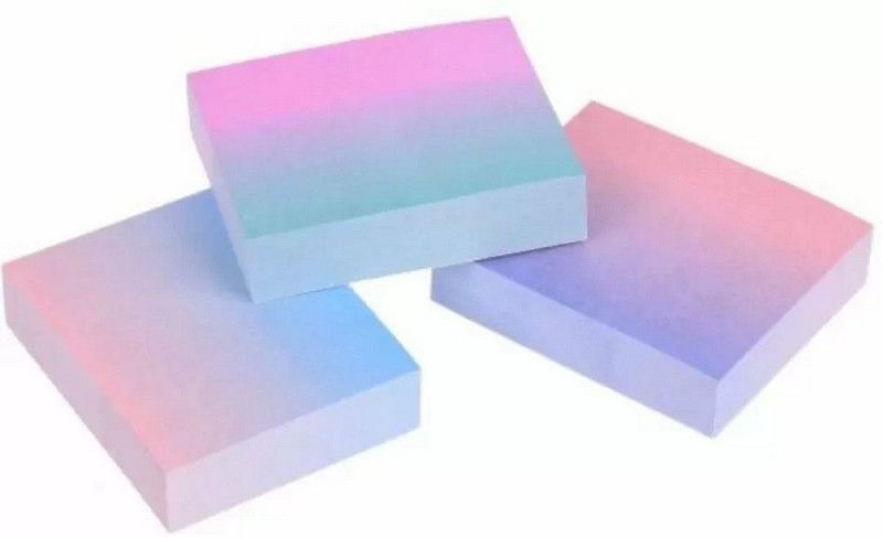 BLOCO ADESIVO ANOTACAO 50X40MM 100 FOLHAS DEGRADE COM 3 - REF. 607962 - 1 UNIDADE