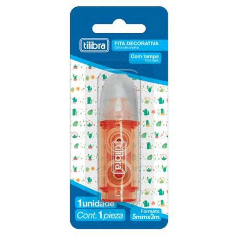 FITA DECORATIVA 5MMX3M TILIBRA - REF. 31428 - 1 UNIDADE