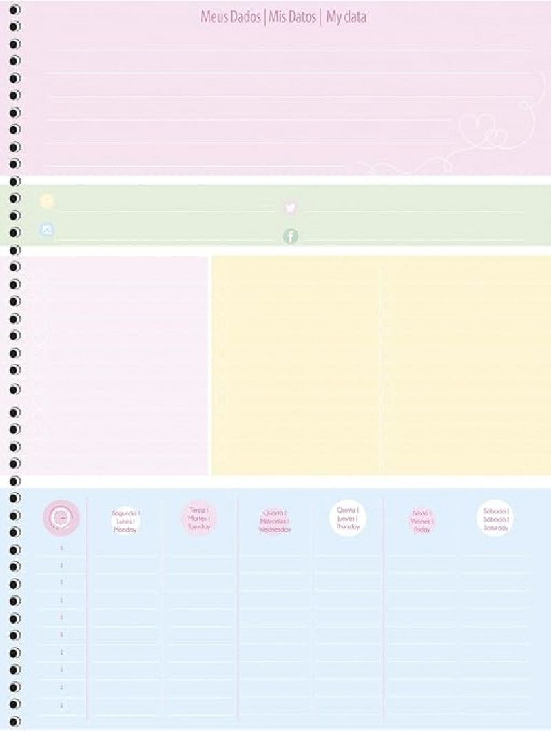 CADERNO 1 MATERIA CAPA DURA 80 FOLHAS CLEAN SAO DOMINGOS - REF. 233134 - PACOTE COM 4 UNIDADES