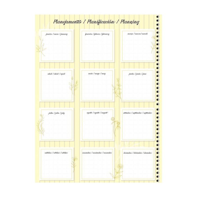 CADERNO 1 MATERIA CAPA DURA 80 FOLHAS HAPPEN SAO DOMINGOS - REF. 233242 - PACOTE COM 4 UNIDADES