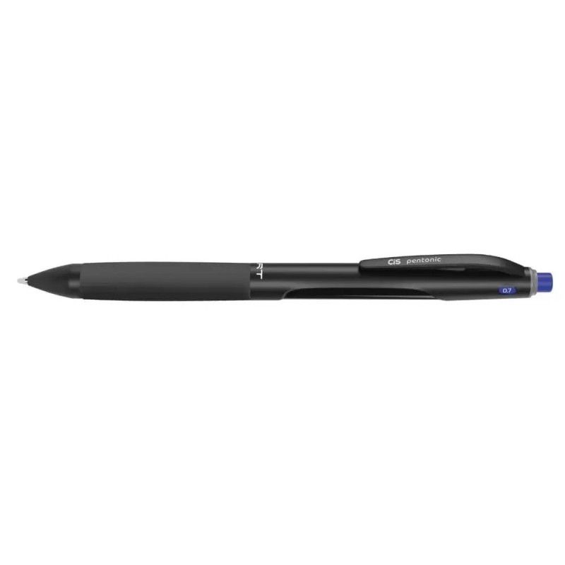 CANETA ESFEROGRAFICA 0.7 PENTONIC RETRATIL AZUL CIS - REF. 56.2105 - CAIXA COM 12 UNIDADES