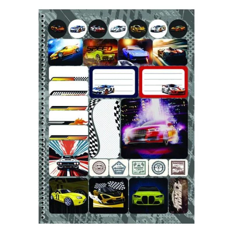 CADERNO 1 MATERIA CAPA DURA 80 FOLHAS SILVER TUNING - REF. 233076 - PACOTE COM 4 UNIDADES