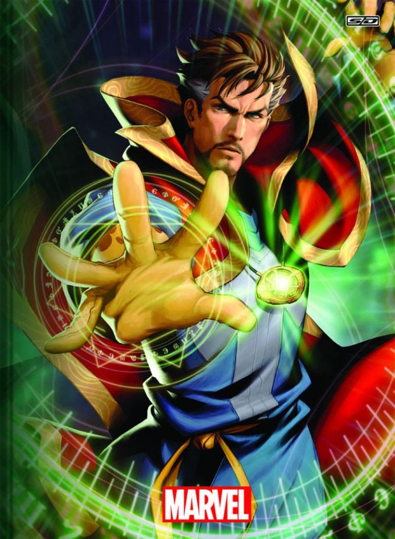 CADERNO BROCHURAO CAPA DURA 80 FOLHAS MARVEL NOW - REF. 223060 - PACOTE COM 5 UNIDADES