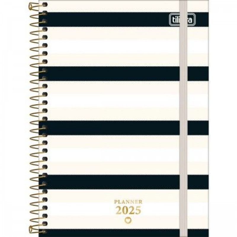 PLANNER ESPIRAL WEST VILLAGE M5 TILIBRA 2025 - REF. 174955 - PACOTE COM 5 UNIDADES