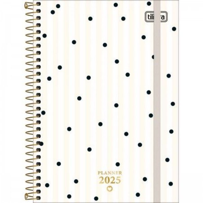 PLANNER ESPIRAL WEST VILLAGE M5 TILIBRA 2025 - REF. 174955 - PACOTE COM 5 UNIDADES