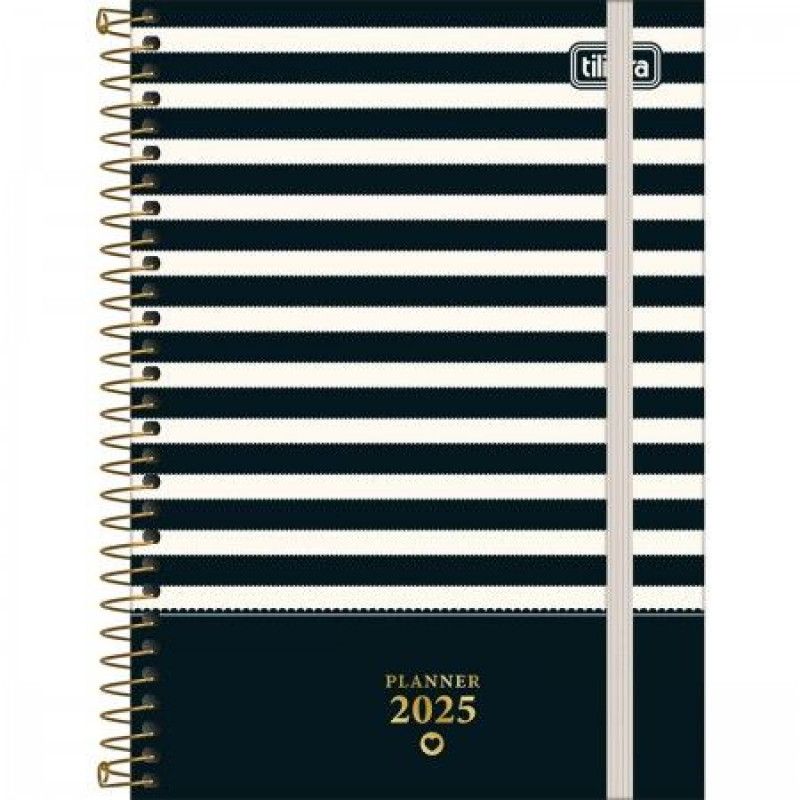 PLANNER ESPIRAL WEST VILLAGE M5 TILIBRA 2025 - REF. 174955 - PACOTE COM 5 UNIDADES