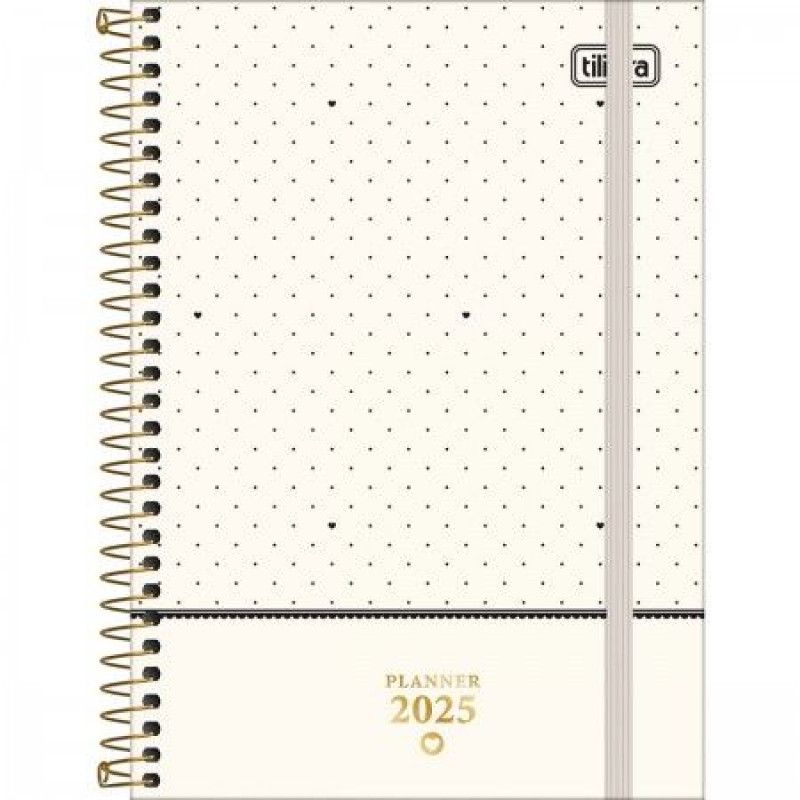 PLANNER ESPIRAL WEST VILLAGE M5 TILIBRA 2025 - REF. 174955 - PACOTE COM 5 UNIDADES