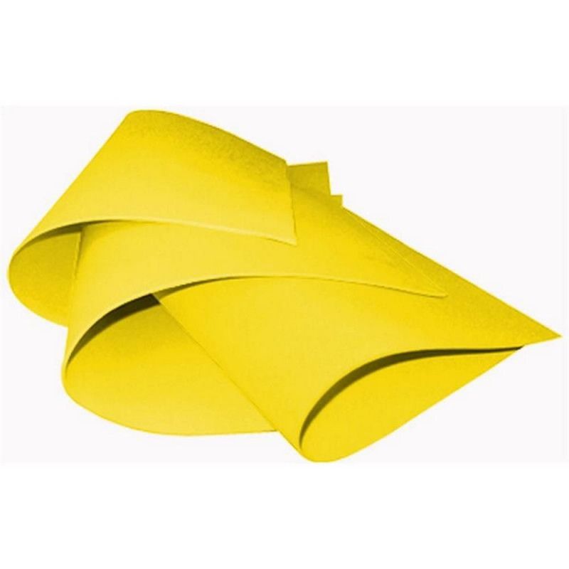 PLACA EVA 60X40CM LISO HAITI - AMARELO - PACOTE COM 10 UNIDADES
