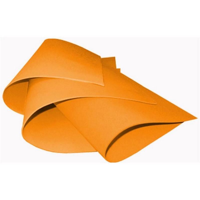 PLACA EVA 60X40CM LISO HAITI - LARANJA - PACOTE COM 10 UNIDADES