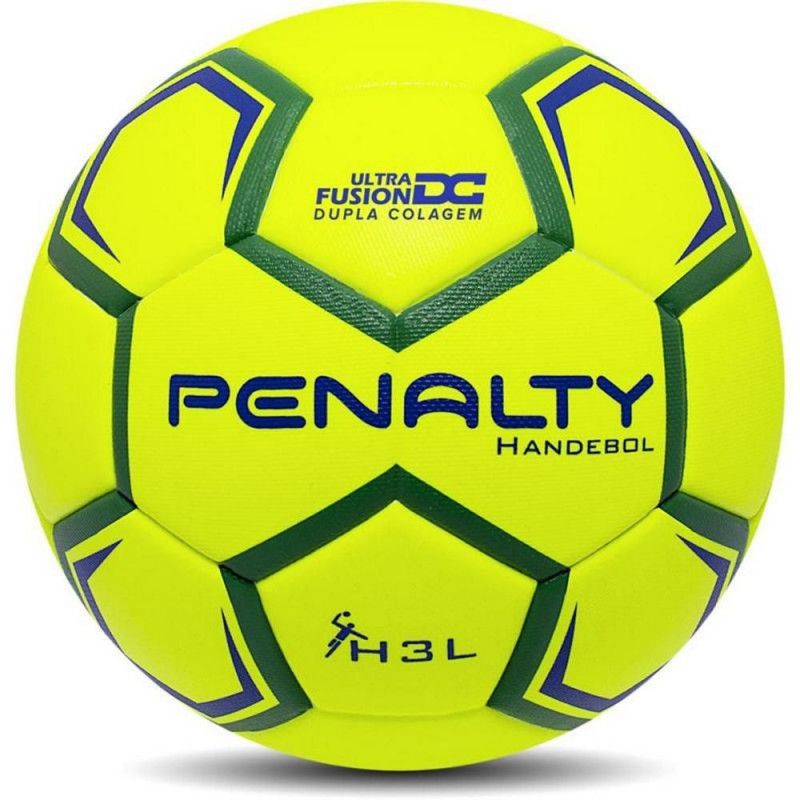 BOLA DE HANDEBOL H3L ULTRA FUSION AMARELO - VERDE - REF. 5203632600-U - 1 UNIDADE