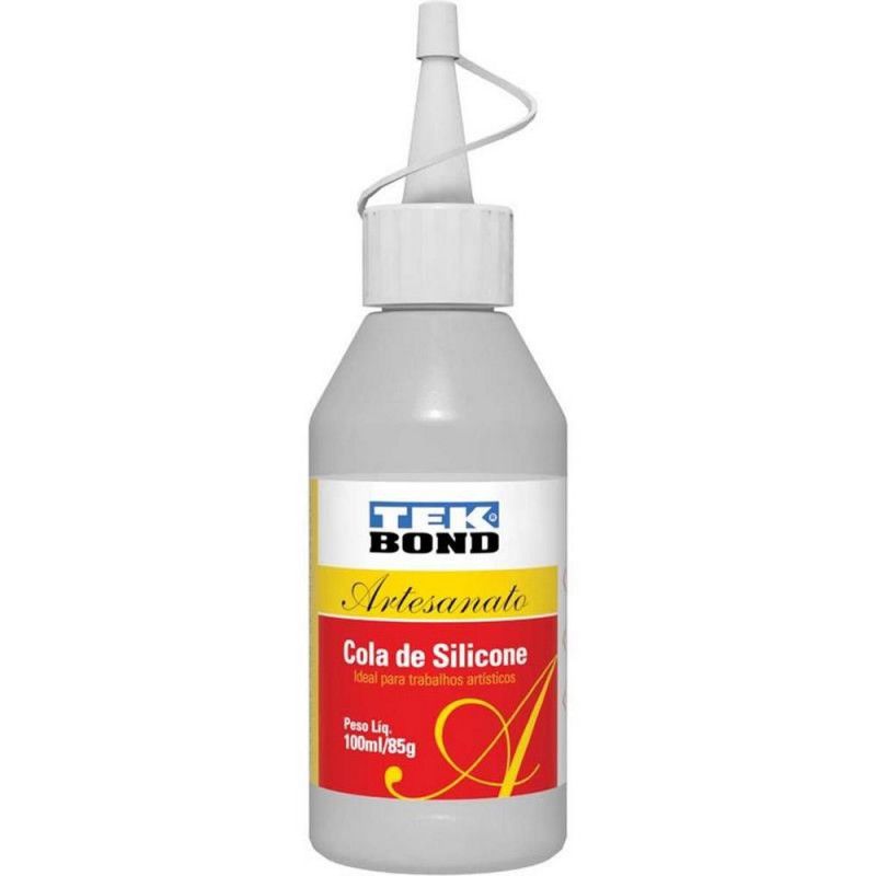 COLA SILICONE LIQUIDO 100ML/85G TEKBOND - CAIXA COM 12 UNIDADES
