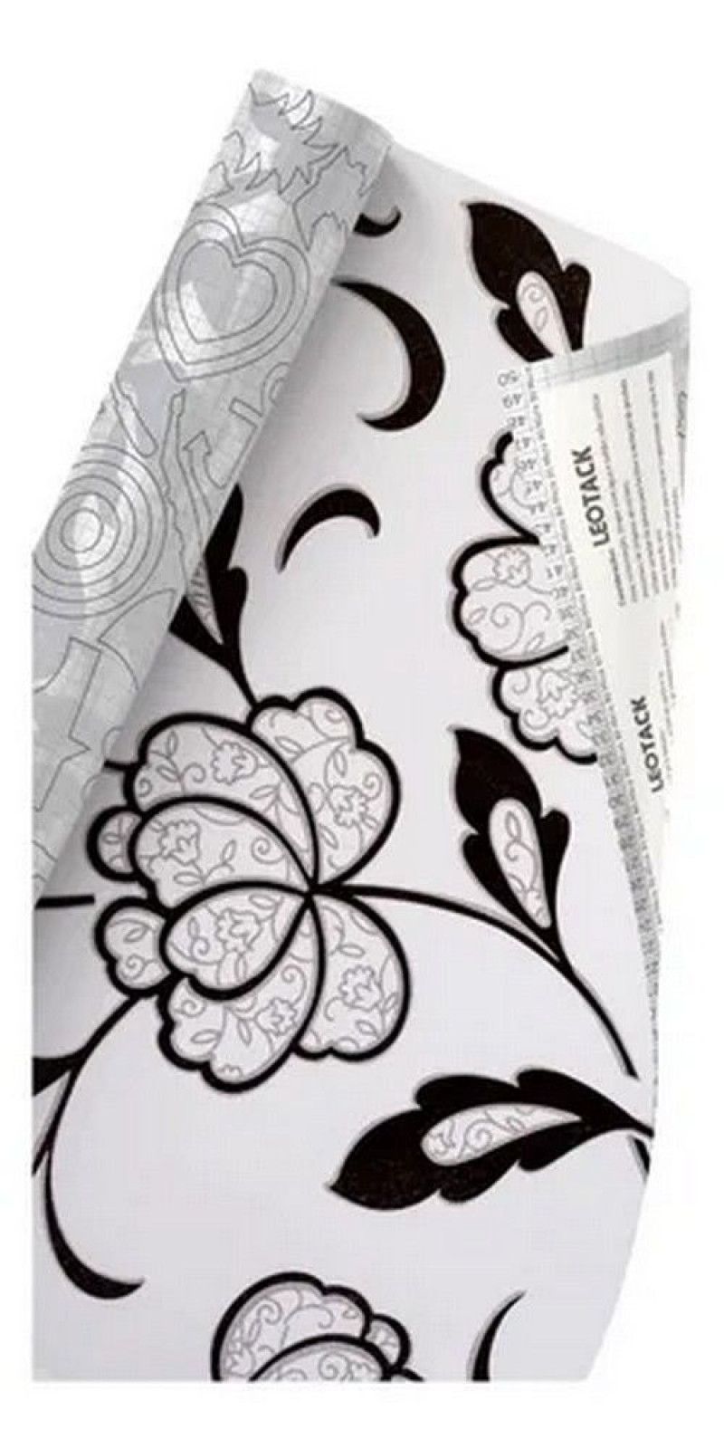 ADESIVO 45X10M FLORAL LEOARTE - REF. 07 79053 - 1 UNIDADE