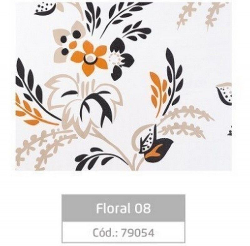ADESIVO 45X10M FLORAL LEOARTE - REF. 08 79054 - 1 UNIDADE