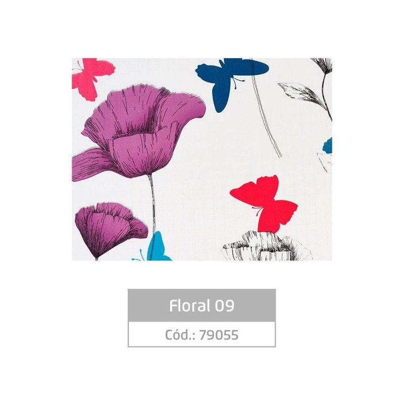 ADESIVO 45X10M FLORAL LEOARTE - REF. 09 79055 - 1 UNIDADE