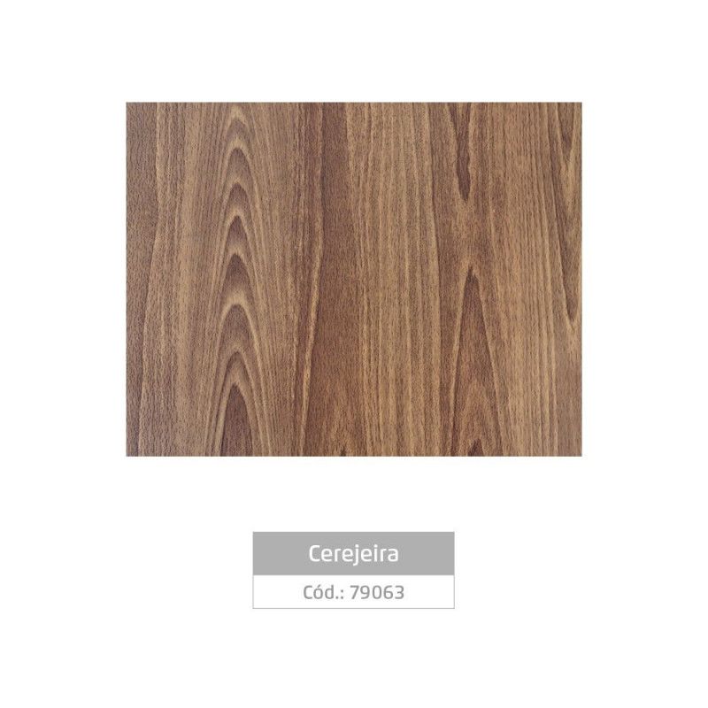 ADESIVO 45X10M MADEIRA LEOARTE - REF. CEREJEIRAS - 1 UNIDADE