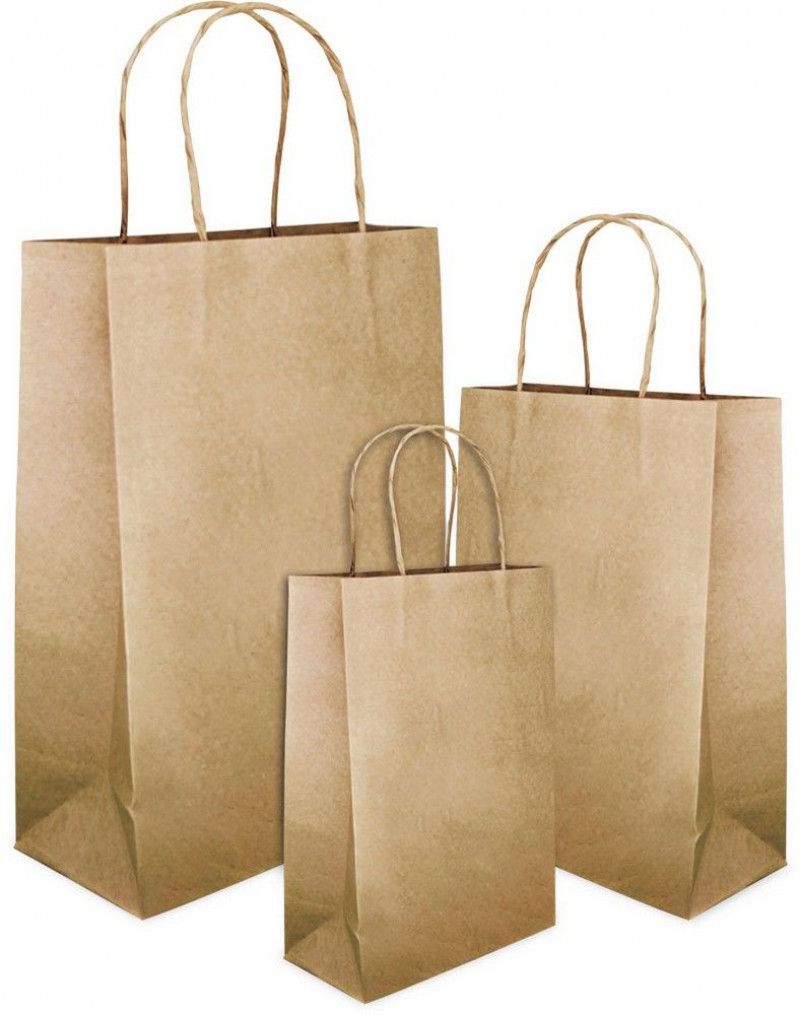 SACOLA PARA PRESENTE KRAFT G 32 X 16 X 39CM COM 50 UNIDADES - REF. 3008 - 1 PACOTE