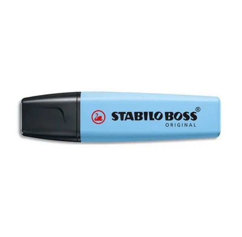 PINCEL MARCA TEXTO PASTEL BOSS STABILO - REF. 70/112 - CAIXA COM 10 UNIDADES