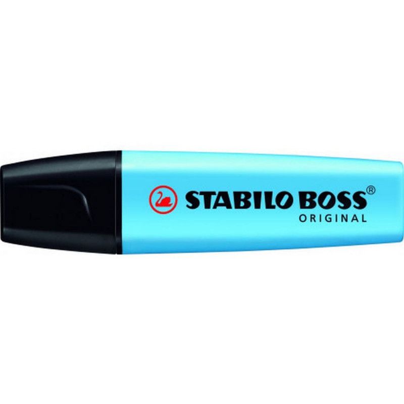PINCEL MARCA TEXTO NEON BOSS STABILO - REF. 70/31 - CAIXA COM 10 UNIDADES