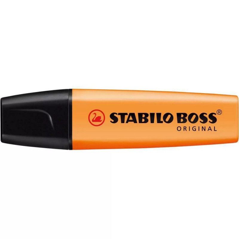 PINCEL MARCA TEXTO NEON BOSS STABILO - REF. 70/54 - CAIXA COM 10 UNIDADES