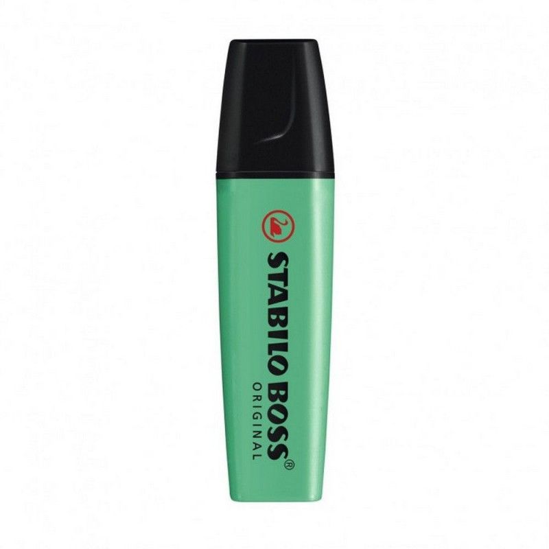 PINCEL MARCA TEXTO NEON BOSS STABILO - REF. 70/51 - CAIXA COM 10 UNIDADES