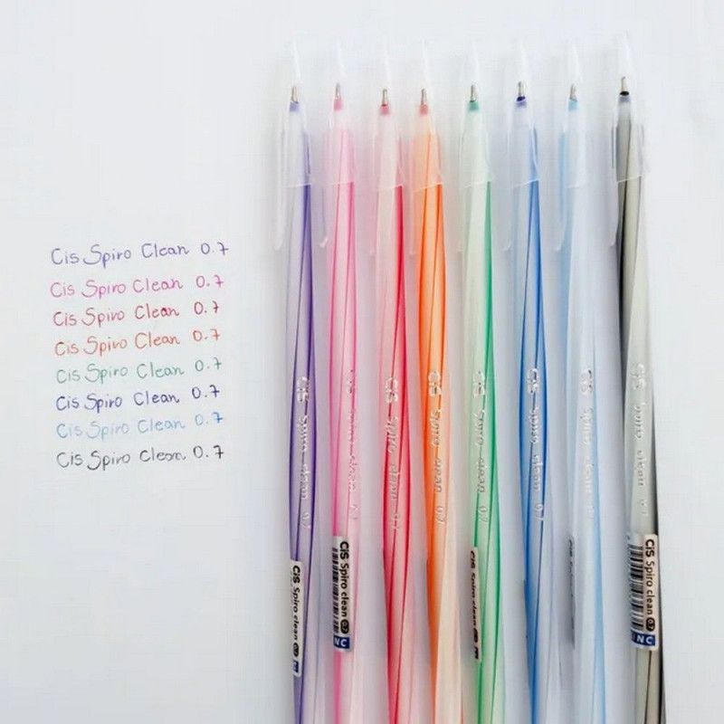 CANETA ESFEROGRAFICA 0.7 SPIRO CLEAN CIS - REF. 52.0616 - PACOTE COM 24 UNIDADES