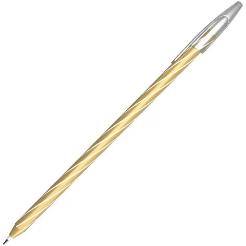 CANETA ESFEROGRAFICA 0.7 SPIRO GEM CORPO OURO CIS - REF. 52.0620 - CAIXA COM 12 UNIDADES