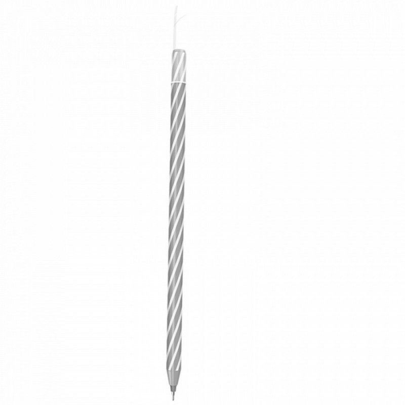 CANETA ESFEROGRAFICA 0.7 SPIRO GEM CORPO PRATA CIS - REF. 52.0621 - CAIXA COM 12 UNIDADES