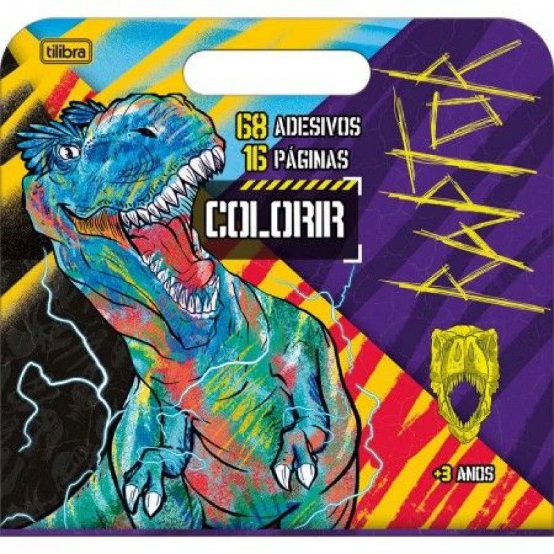 BLOCO DE ATIVIDADES LIVRO RAPTOR TILIBRA - REF. 31700 - PACOTE COM 5 UNIDADES