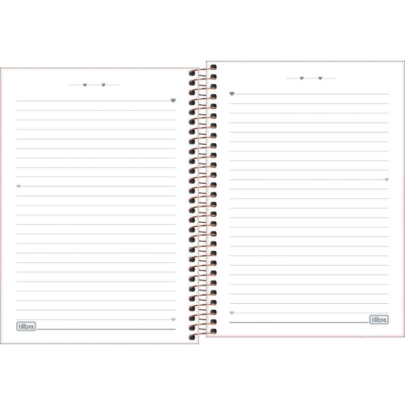 CADERNO ESPIRAL CAPA DURA 1/4 80 FOLHAS SOHO TILIBRA - REF. 31982 - PACOTE COM 4 UNIDADES