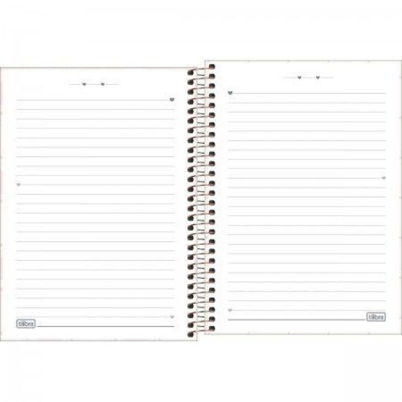 CADERNETA 80 FOLHAS ESPIRAL CAPA DURA SOHO TILIBRA - REF. 31990 - PACOTE COM 4 UNIDADES